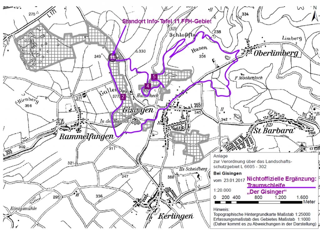 Infotafel Landschaftsschutzgebiet