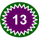 13 Nummer Info Tafel