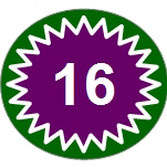 16 Nummer Info Tafel