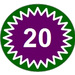 20 Nummer Info Tafel