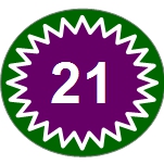 21 Nummer Info Tafel