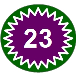 23 Nummer Info Tafel