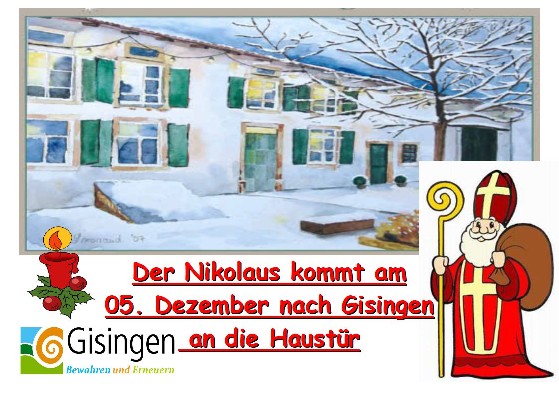 Bilder Nikolausabend 2020