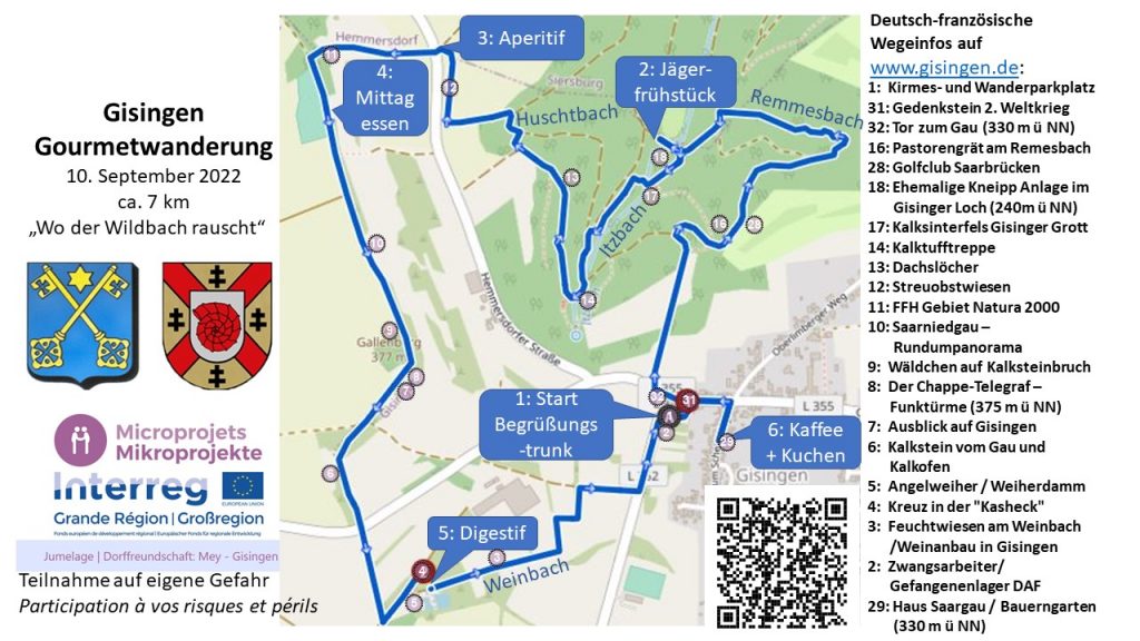 Gourmetwanderung Gisingen 2022