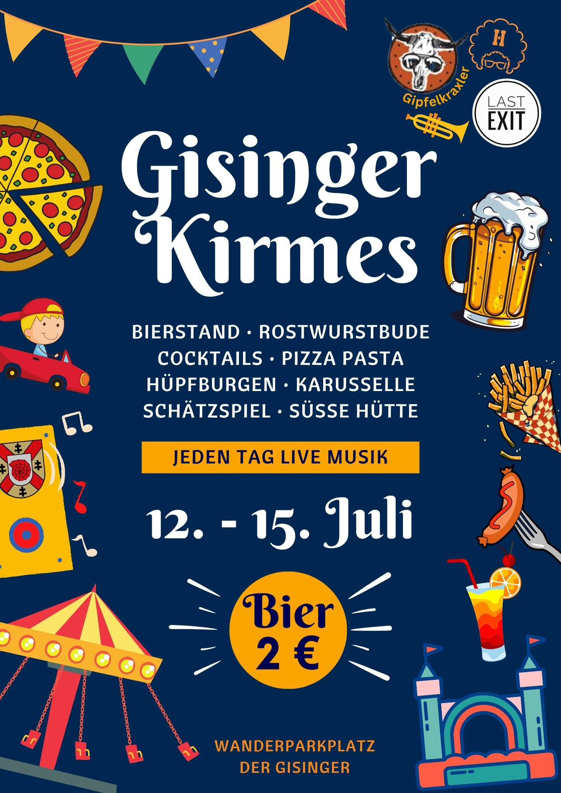Gisinger Kirmes2025 Plakat